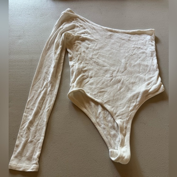 Naked Wardrobe One Sleeve Bodysuit - Picture 1 of 4